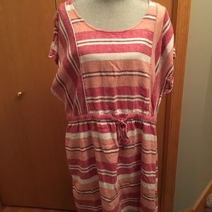 Old Navy Striped Muslin fabric summer dress XXL